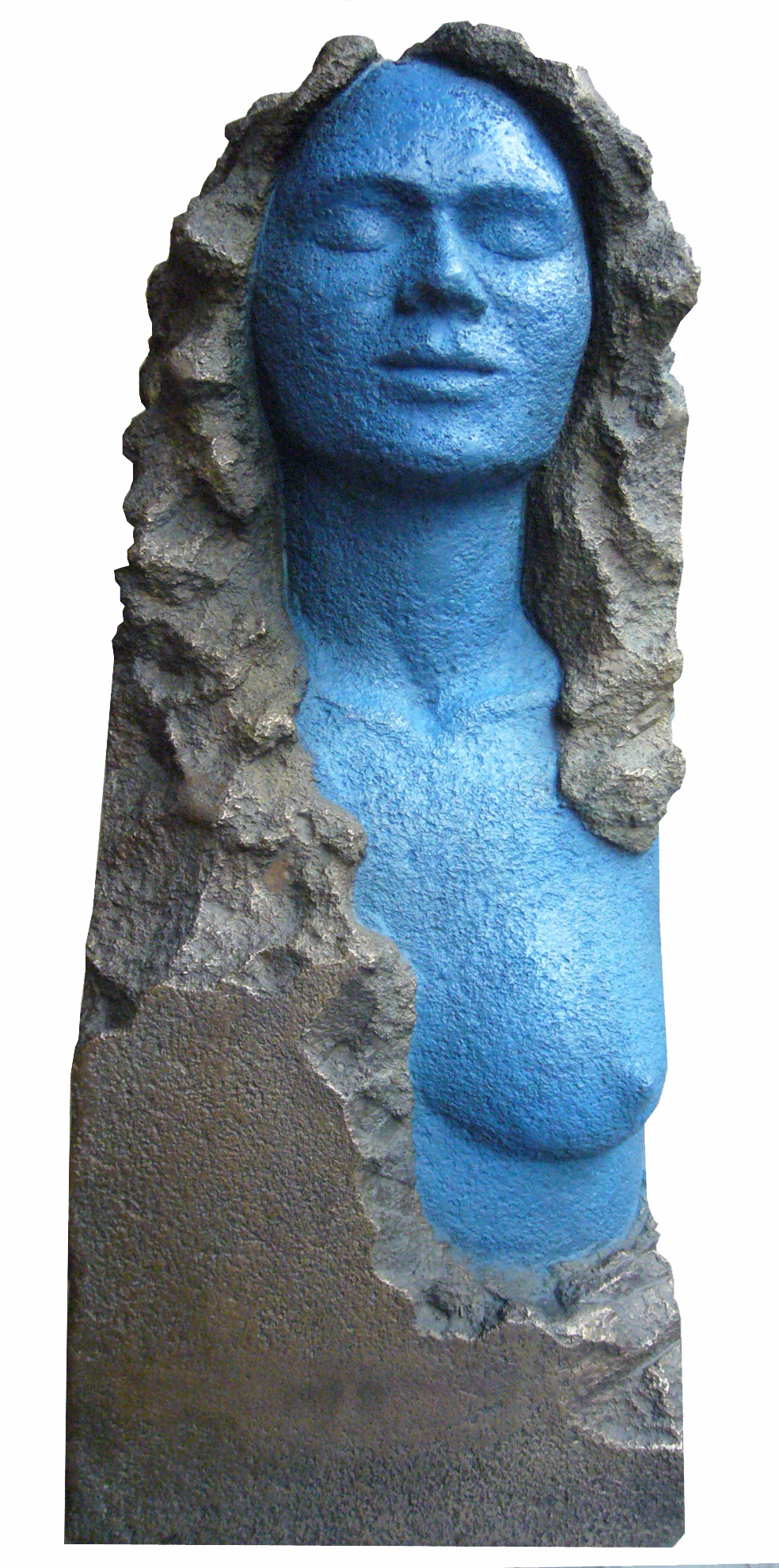 autoportrait couler en bronze en 2007 62x20x25 G O U V E I A C